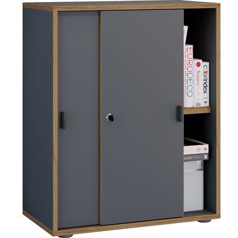 Puertas correderas del gabinete de oficina Salia 2-fold B60 74x60x37 - VCM