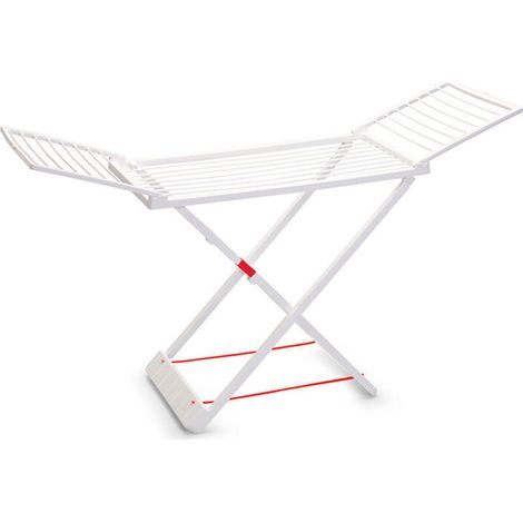 [JAMAIS UTILISÉ] Etendoir à poser pliant en résine 20m – Dimensions 13x55x150 cm – Pour intérieur et extérieur – Verrou de sécurité intégré (1/4)