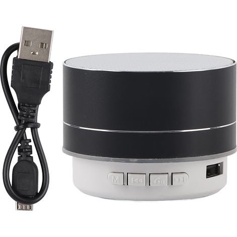 Enceinte Bluetooth Portable A10, Haut-Parleur Sans Fil Stéréo avec Son HD Surround et Câble de Charge (1/5)