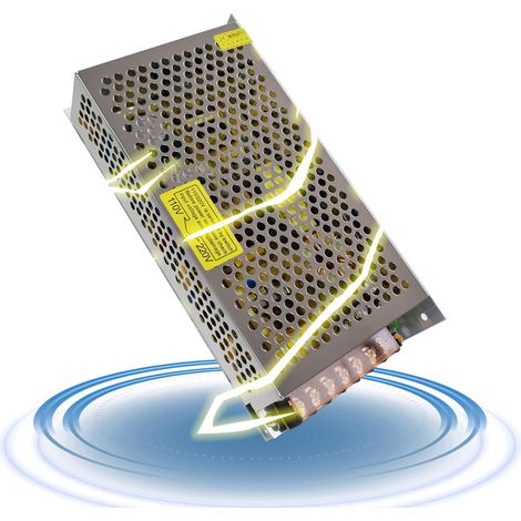 Alimentation 5V 20A 100W, Transformateur 220V, Alimentation à Découpage AC 110V/220V vers DC 5V pour Bande LED, Écran, Contrôle Industriel, CCTV (1/5)
