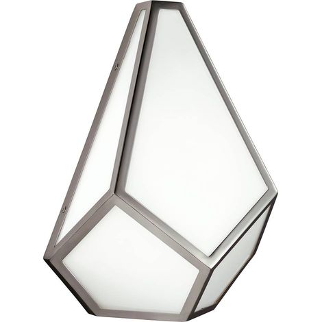 Elstead Diamond - 1 Licht Innenwandleuchte aus poliertem Nickel, E27 (1/5)