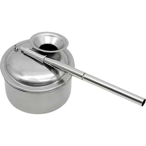 Pistolet à peinture, atomiseur pour poterie, outil en acier inoxydable pour argile, émaux, pots (1/4)