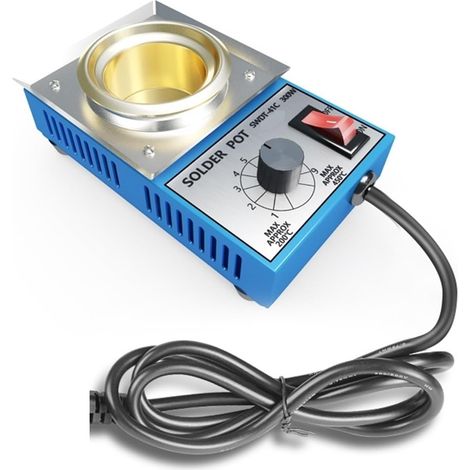 Pot à souder 150W/300W, Four de d'étain à température réglable, réparation électronique Portable, Outils de dessoudage(21C 150W) (1/5)