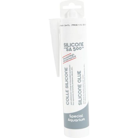 Colle silicone transparent pour aquarium terrarium 310 ml - zolux (1/2)