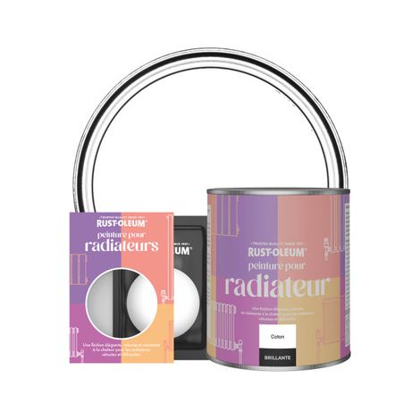 Peinture pour Radiateur, Finition Brillante - Coton (1/3)