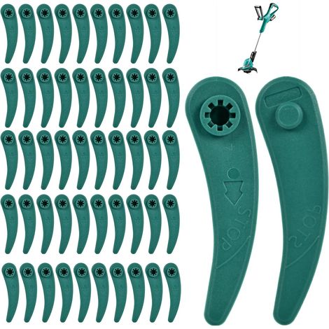 Plastic Strimmer Blades for Bosch Art 26-18 LI Grass Trimmer, 50 Pieces (1/5)