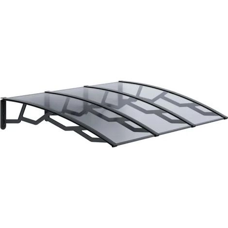 Pensilina da esterno con lastra in policarbonato anti-UV 140x180 cm