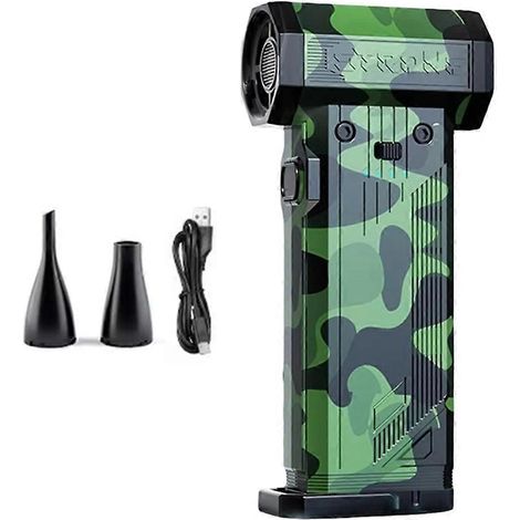 Turbo Jet Gebläse 130000 U/min, bürstenloser Motor, Schub-Turbolüfter, 8000 mAh, leistungsstarker Auto-Blaser, Tarnmuster (1/5)