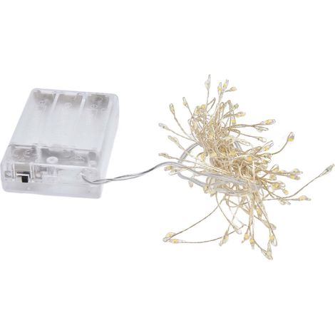 Guirlande lumineuse 100 LED fil cuivre étanche multifonction décoration intérieure fête (1/5)