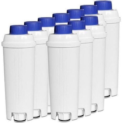 10 Stück DeLonghi Wasserfilter DLS C002 für Kaffeevollautomaten