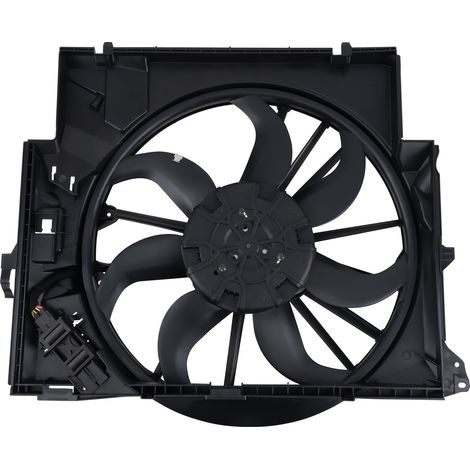 Conjunto de ventilador de refrigeración del radiador de 3 pines para BMW 335xi/335is/Z4 (2007-2016) 17427545366 (1/5)