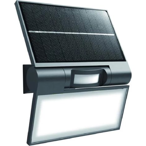 Applique solaire IP44, éclairage extérieur 400Lm 6500K A++, détecteur de mouvement