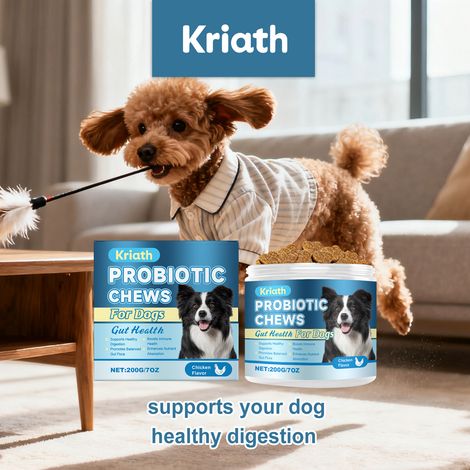 Granulés probiotiques pour chiens - Nourrissent et équilibrent en douceur la santé intestinale de votre chien - 200 g (1/5)