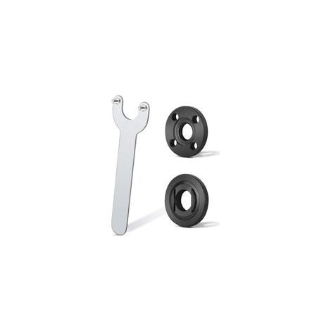Clé d'angle de serrage pour meuleuse Clé de verrouillage en métal Compatible Milwaukee Bo-sch Black & Decker Ryobi 5/8-11 (1/5)