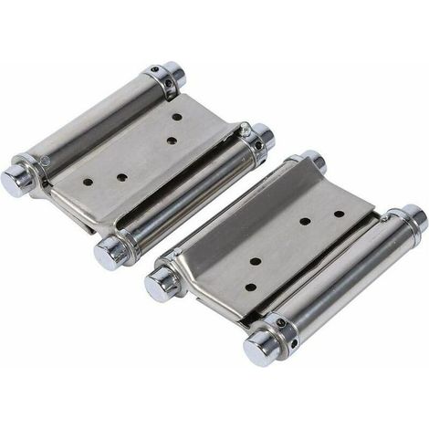 2 Pcs Hinges of Door 3ih Charniere Of Double Action Spring Hinges Of Door stainless steel for Doors of interieur Bar Cafe (1/5)