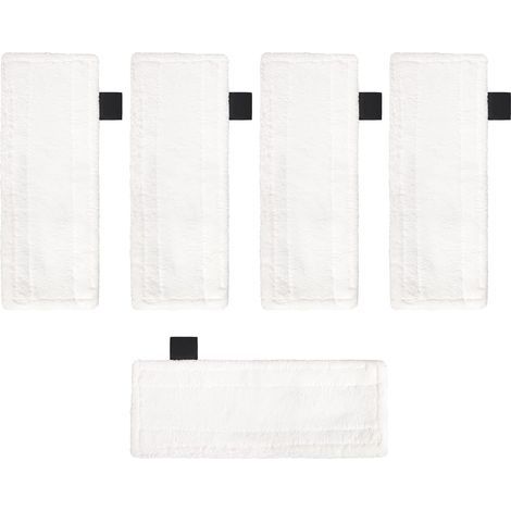 Set of 5 microfiber pads compatible with Karcher EasyFix SC2 SC3 SC4 SC5 steam cleaners, replacement pads for steam mops, cleaning accessories (1/5)