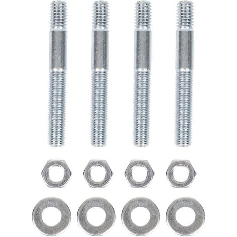 Kit de montage de carburateur 2 1/2 po, ensemble de goujons métalliques avec entretoise pour filetage 5/16 po, collecteur d'admission intelligent (1/5)
