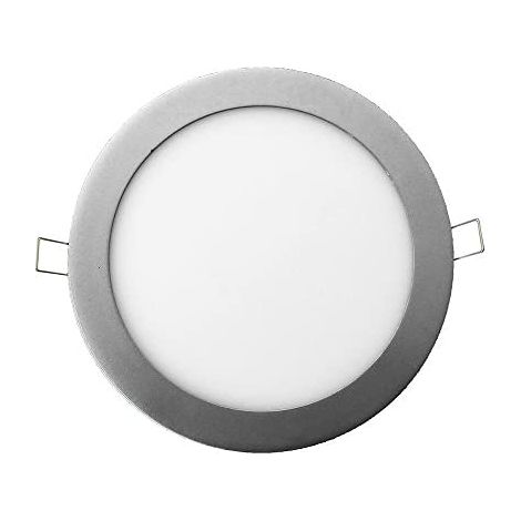 Rundes LED-Einbau-Downlight 20 W Kaltlicht 6400 K 1500 lm Chrom ø22,5 cm EDM