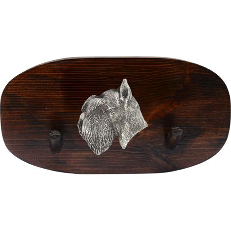 Schnauzer, Schnauzer I - colgador de accesorios, colgador de medallas con un perro, ganchos para llaves de Art-Dog (1/5)