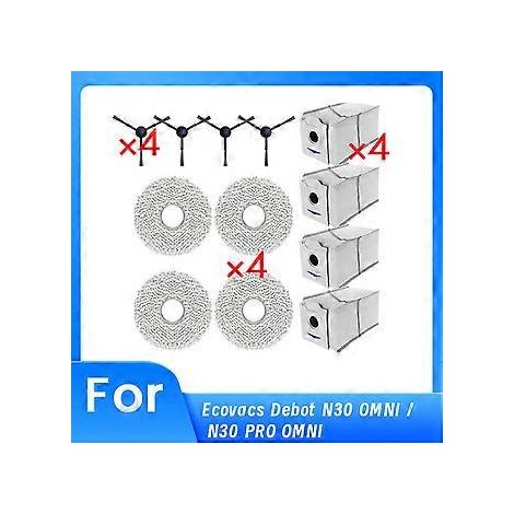 12-teiliges Ersatzbürsten-, Staubbeutel- und Tuchbezug-Set für Debot N30 OMNI / N30 PRO OMNI Staubsauger (1/5)