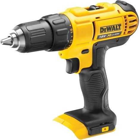 Dewalt – Visseuse perceuse 18V DCD771 – 42Nm couple – Mandrin 13mm – 2 vitesses – LED d'éclairage – Pour bois dur et béton armé (1/2)