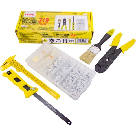Kit di attrezzi WMC 319 EL con morsetti e maniglie (1/3)