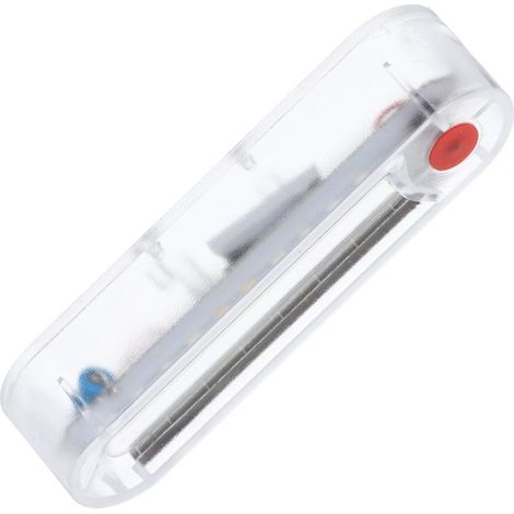 Feux Stroboscopiques Solaires pour Moto et Voiture en Abs Blanc (1/5)