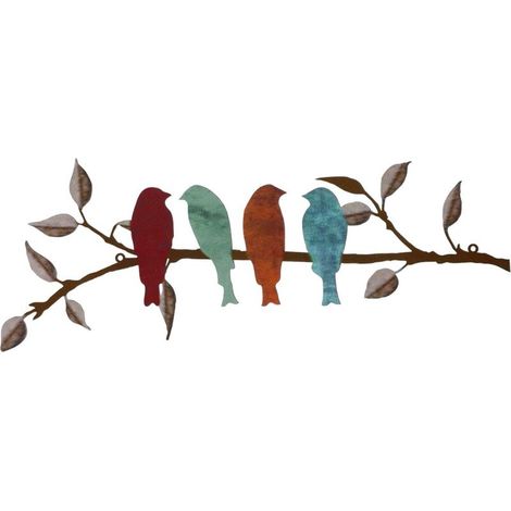 10 cm Décor mural métal coloré, décoration murale pour cuisine salle de bain bureau (1/5)