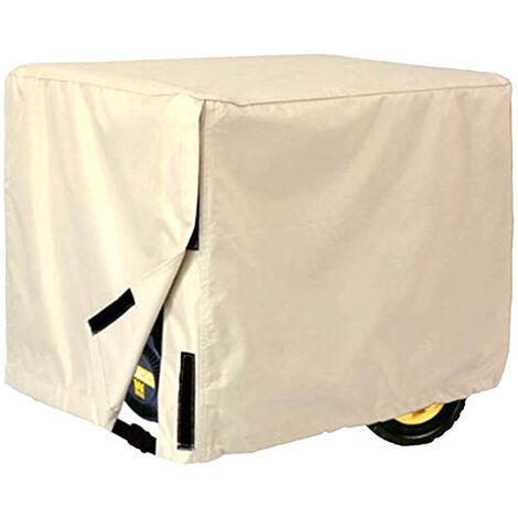 Funda protectora para generador eléctrico, impermeable y a prueba de polvo, para jardín y patio exterior (Beige) (1/5)