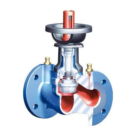 ARI Strangregulierventil V Astra 12020 DN 15, PN 15 EN-JL1040, Regulierkegel mit Weichdichtung