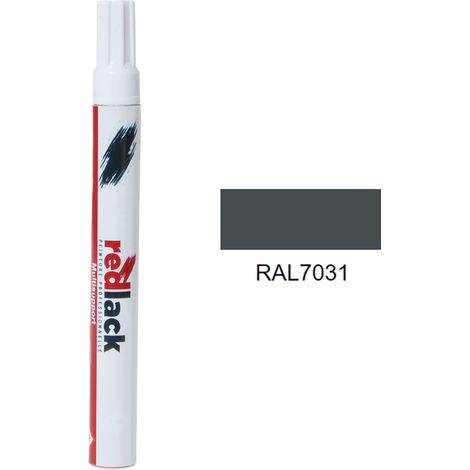 Feltro Vernice per ritocchi 8 ml – RAL 7031 – Grigio blu – opaca – multisupporto – Redlack