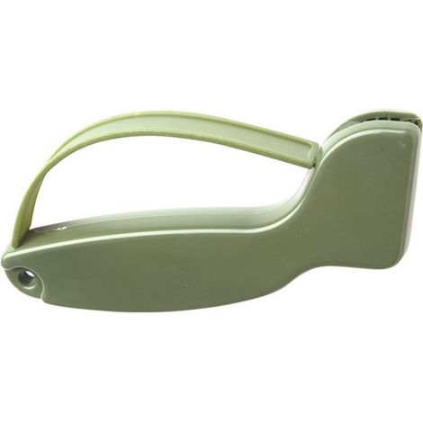 Mil-tec Olive D-förmiger Taschenschärfer für Küchenmesser, multifunktional