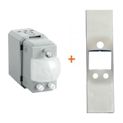 Perry sensore movimento luce incasso comp. Bticino Living Now sabbia con crepuscolare - 1SPRM030B