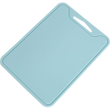 Tagliere in silicone ispessito, tappetino da taglio flessibile, tagliere da cucina in silicone, tagliere in silicone a doppia faccia, non graffia le verdure (blu).
