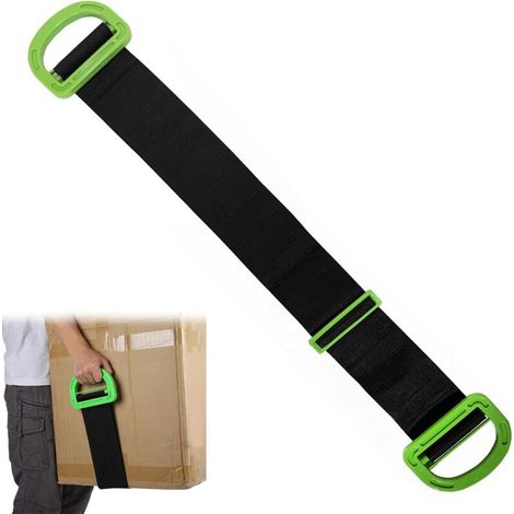Lntyq Sangle Demenagement,Sangles de Déménagement,Sangles de Transport Rétractables,Sangle Levage,avec Poignées,Adjustable Handled Lifting Straps,pour Meubles