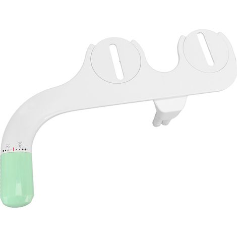 Raccord de bidet ultra-mince, facile à installer, comprend une rondelle et un raccord en T en cuivre de 7/8" pour les toilettes. (1/5)