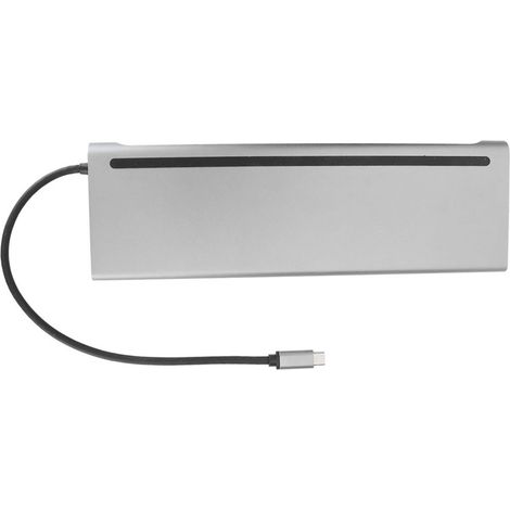 Station d'accueil universelle 11-en-1 USB-C avec HDMI, ports USB 3.1 et lecteur de cartes SD - Hub multifonction pour ordinateur portable (1/5)