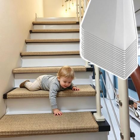Toy Blocker 16 Protections d'espace d'escalier pour enfants, Protectio (1/5)