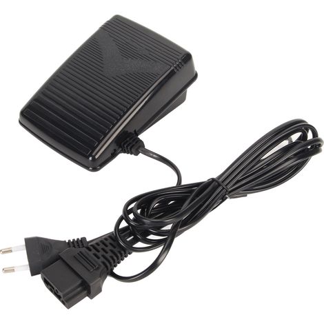 Pédale de Machine à Coudre Anti-Dérapante avec Interrupteur au Pied, Câble de 2m et Prise UE 220V pour Usage Domestique