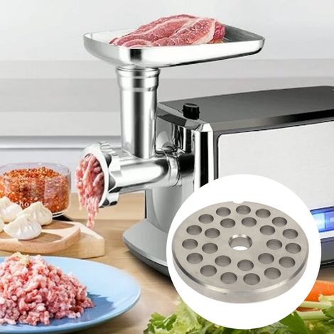 [Accessoire de Hachoir] + Disque Hachoir à Viande Rond Réplacement Stainless Steel 69mm Diamètre 8mm (1/5)