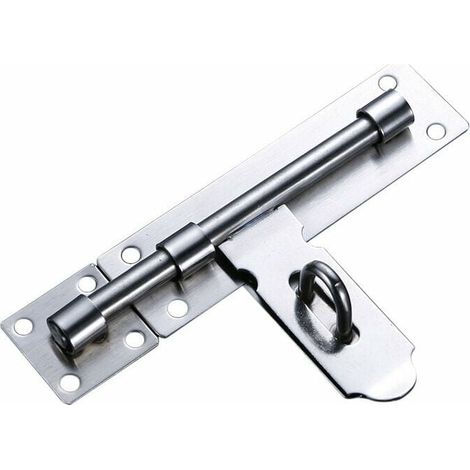 Verrou de porte - Verrou de porte de patio - Gou coulissant - Verrou de porte en acier inoxydable pour entrepôt, garage, grange (1/4)