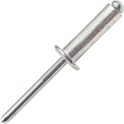Diamètre 8mm Rivet à Tête Bombée, Corps en Aluminium et Mandrin en Acier Rivets, Classe lourde Ø8.0x20mm 20 pièces (1/5)
