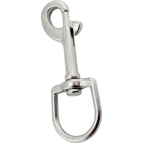 Mousqueton à œil Pivotant En Acier Inoxydable 316, Pour Chien De Plongée Sous-marine, 8.2cm (1/5)