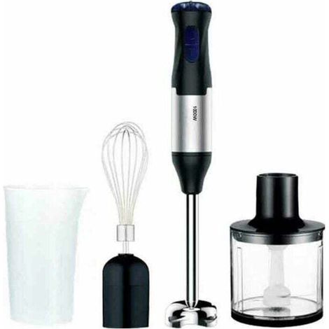 Mixeur plongeant 1000W 5 vitesses réglables – Moteur en cuivre – Lame inox pour broyage de glace – Design ergonomique (1/3)