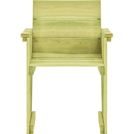 Maison Exclusive - Chaise de jardin Bois de pin imprégné (1/5)