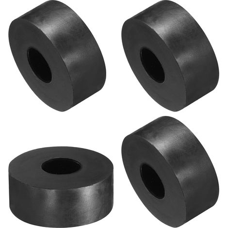 4pcs Entretoises en Caoutchouc, Rondelles Caoutchouc Anti-Vibration Épaisses Amortisseur Coussins Maison Réparation, 50mm Diamètre Extérieur, 20mm Diamètre Intérieur, 20mm Hauteur (1/5)