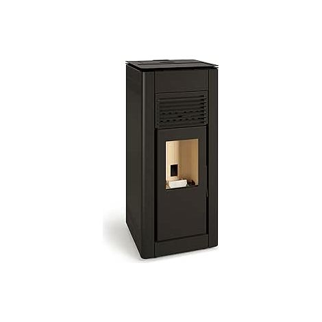 TJ - Estufa de Pellet Canalizable Nahia de 9,5 kW - Color Negro