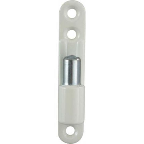 Fiche mâle CGP50150 diamètre 15 mm sur platine 3 trous pour menuiserie PVC blanc - OTLAV (1/3)