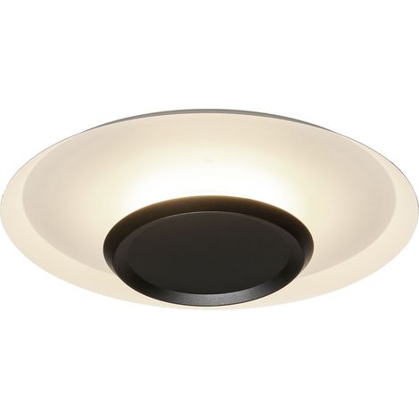 Plafonnier / Applique LED Tina Ø40 cm, Noir & Blanc (1/4)