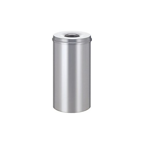 Papelera de seguridad acero autoextinguible capacidad 50 l